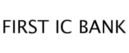 FIRST IC BANK trademark