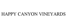 HAPPY CANYON VINEYARDS trademark
