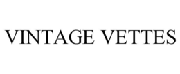 VINTAGE VETTES trademark