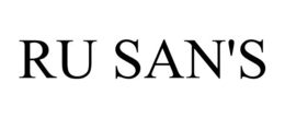 RU SAN'S trademark