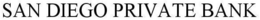 SAN DIEGO PRIVATE BANK trademark
