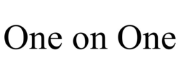 ONE ON ONE trademark