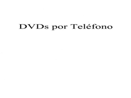 DVDS POR TELÉFONO trademark