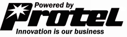 POWERED BY PROTEL INNOVATION IS OUR BUSINESS trademark