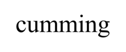 CUMMING trademark
