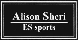 ALISON SHERI ES SPORTS trademark