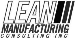 LEAN MANUFACTURING CONSULTING, INC. trademark