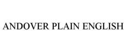 ANDOVER PLAIN ENGLISH trademark