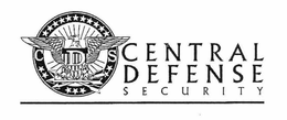 CDS CENTRAL DEFENSE SECURITY trademark