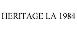 HERITAGE LA 1984 trademark