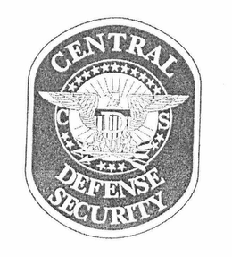 CDS CENTRAL DEFENSE SECURITY trademark