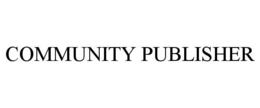 COMMUNITY PUBLISHER trademark