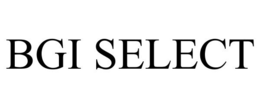 BGI SELECT trademark