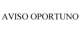 AVISO OPORTUNO trademark