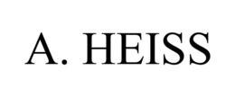 A. HEISS trademark