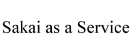SAKAI AS A SERVICE trademark
