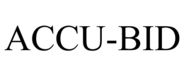 ACCU-BID trademark