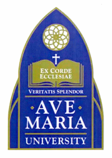 EX CORDE ECCLESIAE VERITATIS SPLENDOR AVE MARIA UNIVERSITY trademark