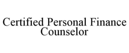 CERTIFIED PERSONAL FINANCE COUNSELOR trademark