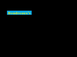 BOUDREAUX'S trademark