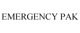 EMERGENCY PAK trademark