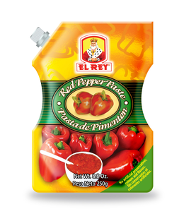 EL REY · RED PEPPER PASTE · PASTADE PIMENTÓN NO ARTIFICIAL PRESERVATIVES, COLOUR AND FLAVORS. SIN CONSERVANTES NL COLORANTES ARTIFICIALES trademark
