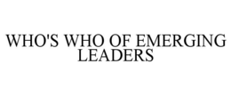 WHO'S WHO OF EMERGING LEADERS trademark
