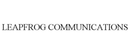 LEAPFROG COMMUNICATIONS trademark