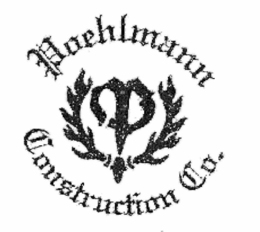 P POEHLMANN CONSTRUCTION CO. trademark