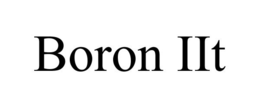 BORON IIT trademark