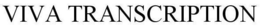 VIVA TRANSCRIPTION trademark