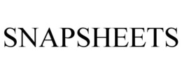 SNAPSHEETS trademark