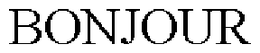 BONJOUR trademark