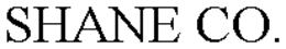 SHANE CO. trademark