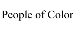 PEOPLE OF COLOR trademark