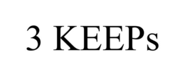 3 KEEPS trademark