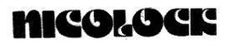 NICOLOCK trademark