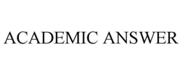 ACADEMIC ANSWER trademark