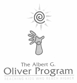 THE ALBERT G. OLIVER PROGRAM REACHING KIDS WHO REACH HIGHER trademark