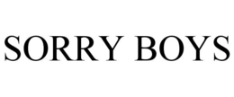 SORRY BOYS trademark