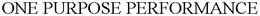 ONE PURPOSE PERFORMANCE trademark