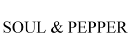 SOUL & PEPPER trademark