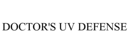 DOCTOR'S UV DEFENSE trademark