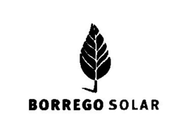 BORREGO SOLAR trademark