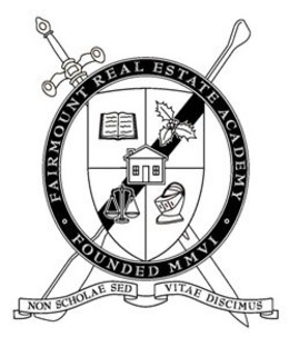 FAIRMOUNT REAL ESTATE ACADEMY FOUNDED MMVI NON SCHOLAE SED VITAE DISCIMUS trademark