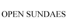 OPEN SUNDAES trademark