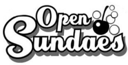 OPEN SUNDAES trademark