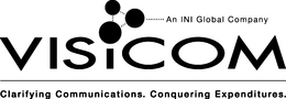 VISICOM AN INI GLOBAL COMPANY CLARIFYING COMMUNICATIONS. CONQUERING EXPENDITURES. trademark