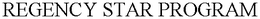 REGENCY STAR PROGRAM trademark