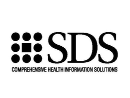 SDS COMPREHENSIVE HEALTH INFORMATION SOLUTIONS trademark